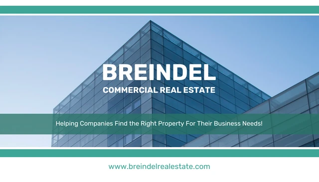 Green Real Estate Broker Business Card