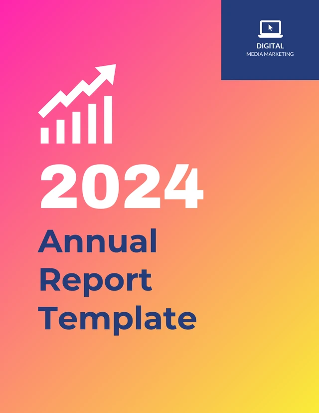 Company Annual Report Template - Pagina 1