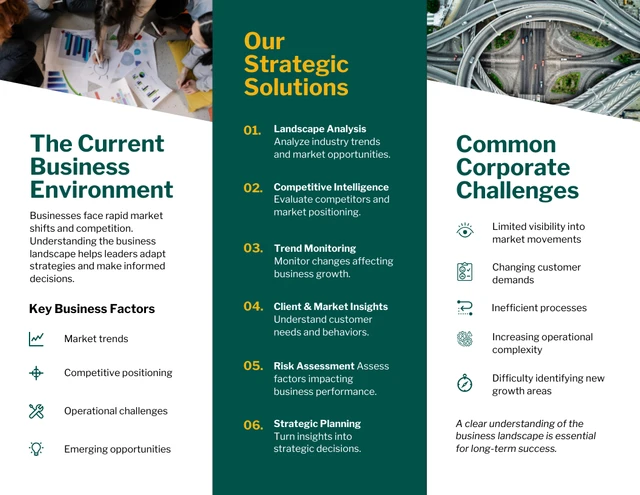 Business Landscape Brochure Template - Page 2