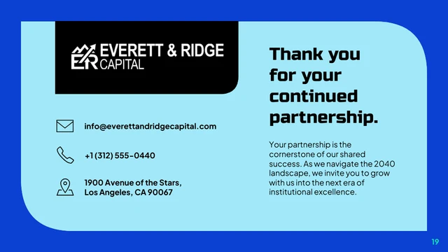 Strategic Finance Presentation Template - صفحة 19