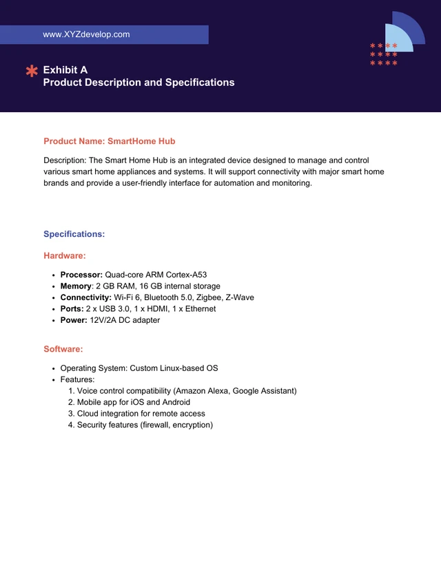 Product Development Contract Template - page 4