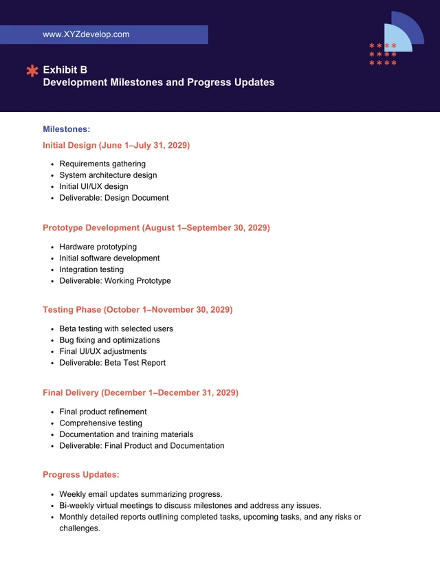 Product Development Contract Template - Pagina 5