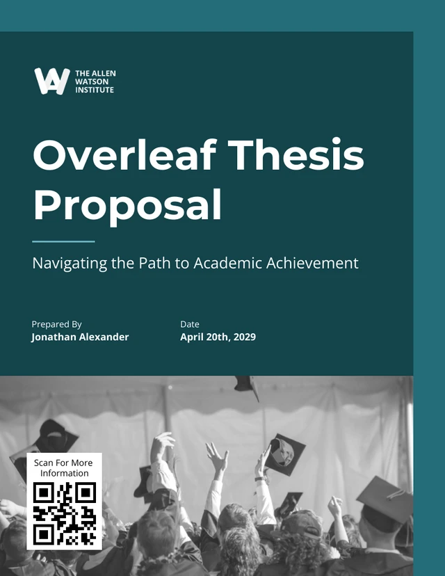 Overleaf Thesis Proposal Template - Seite 1