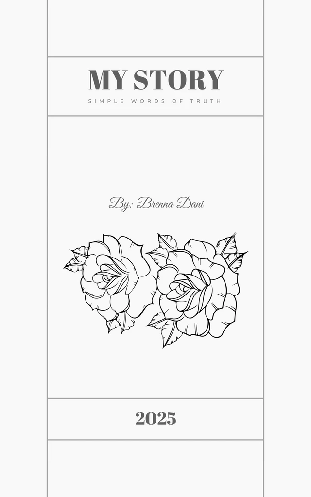 Light Grey Minimalist Floral Illustration Book Cover Template