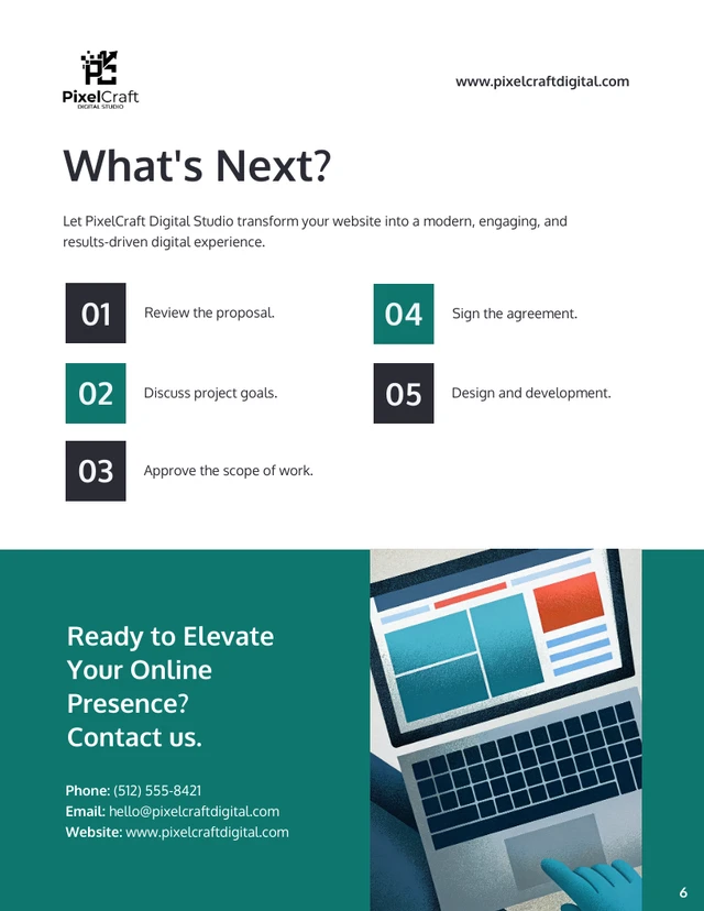 Website Redesign Proposal Template - صفحة 6