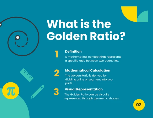 Simple Black Golden Ratio Math Presentation - Page 2
