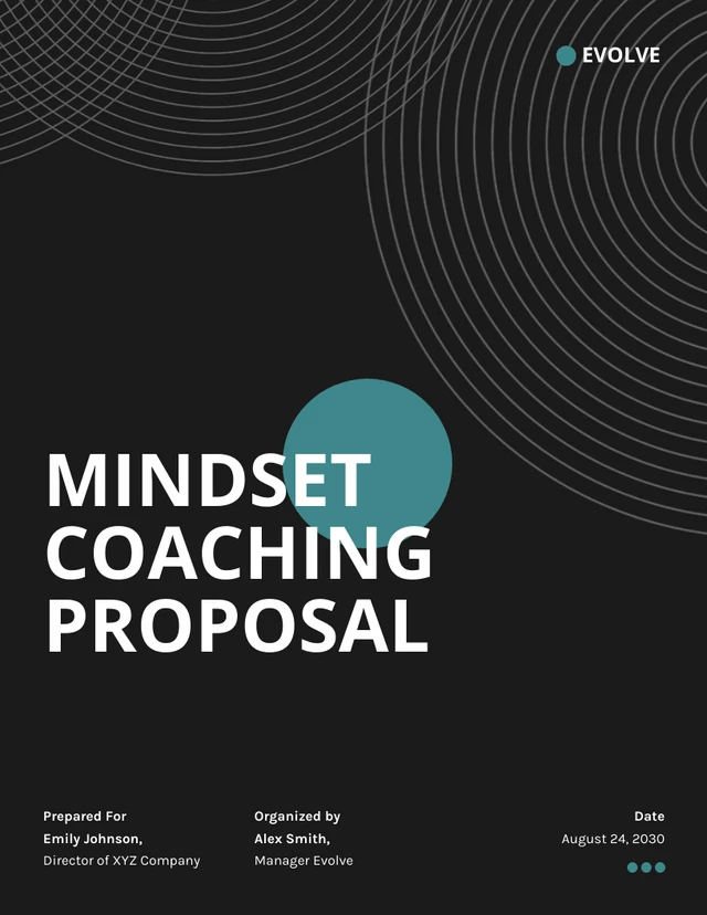 Mindset Coaching Proposal - Page 1