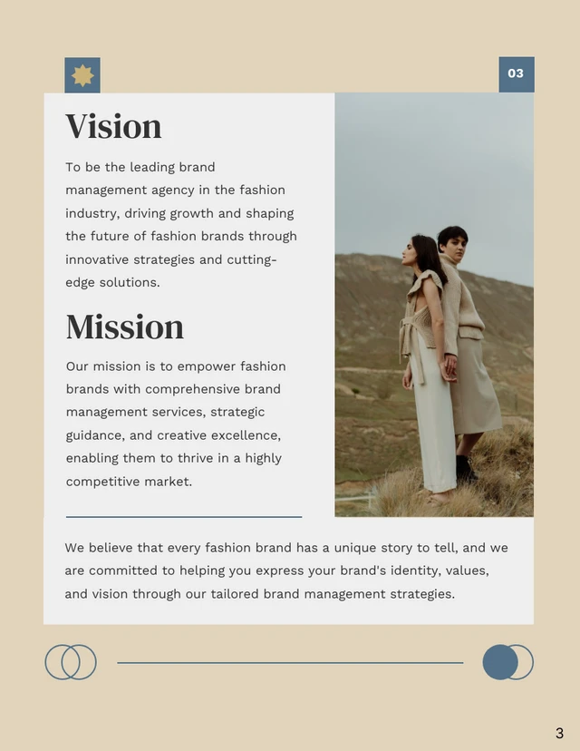 Simple Beige Fashion Brand Management Proposal - Page 3