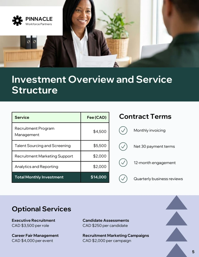 Recruitment Proposal Template - صفحة 5