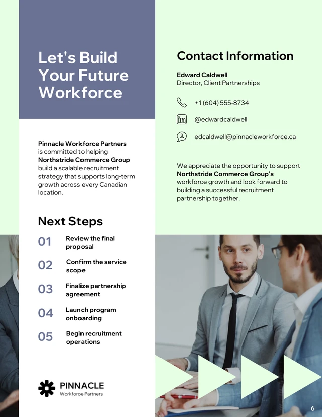 Recruitment Proposal Template - صفحة 6