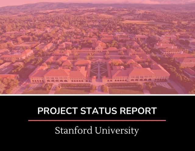Internal Project Status Report - Seite 1