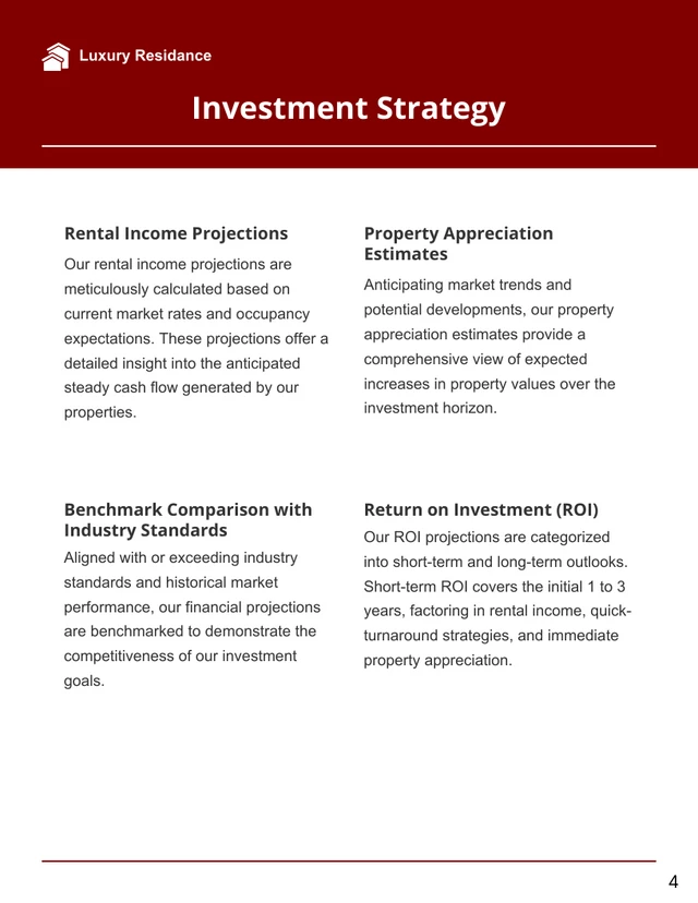 Real Estate Investment Proposal - Page 4