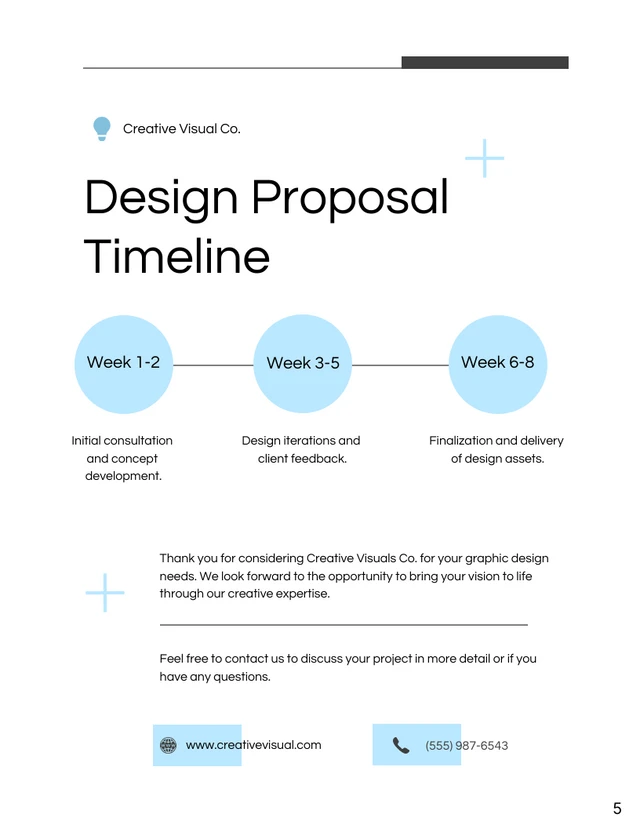 Graphic Design Proposal - Page 5