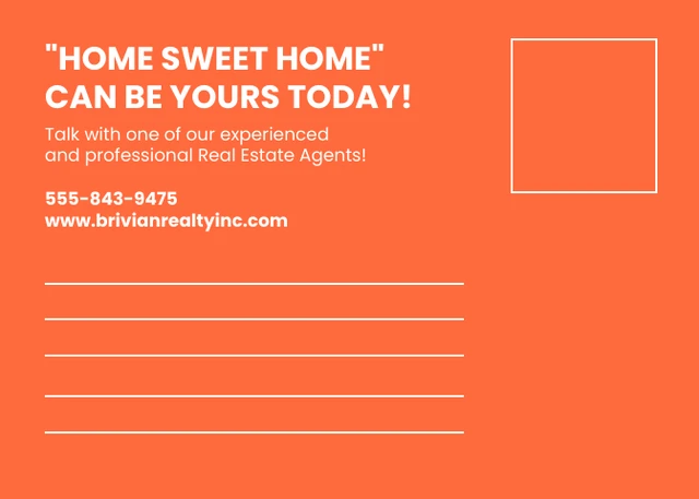 Vibrant Residential Real Estate Postcard - Page 2