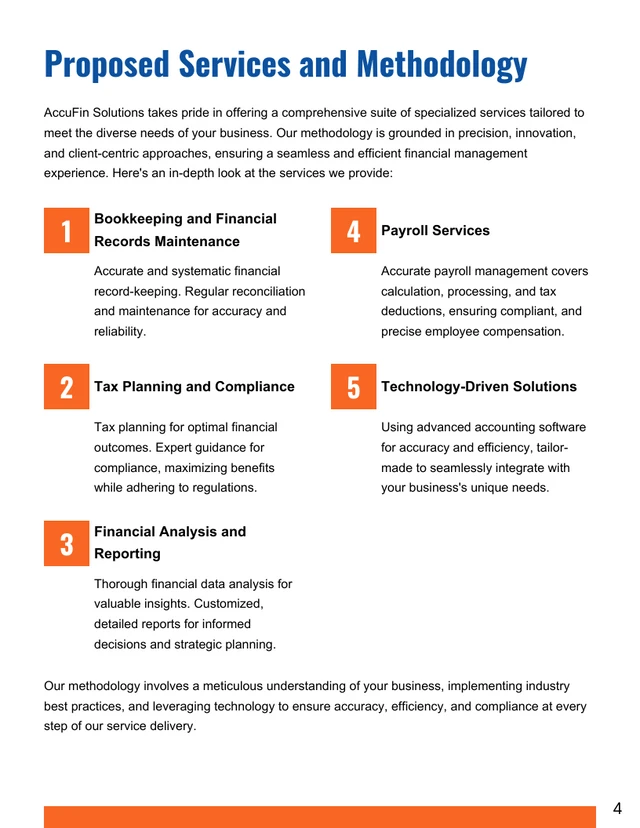 Bookkeeping Service Proposals - Page 4