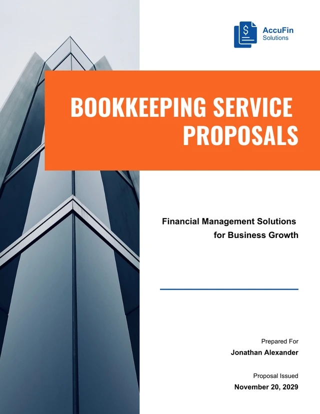 Bookkeeping Service Proposals - Page 1
