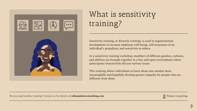 Black Modern Sensitivity Training Presentation Template - Página 3