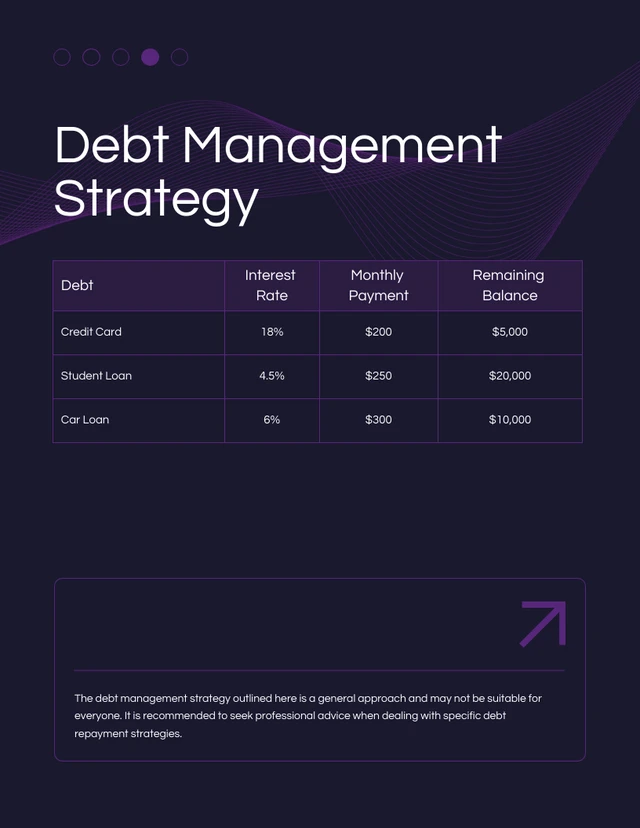 Dark Purple Simple Financial Plans - page 4