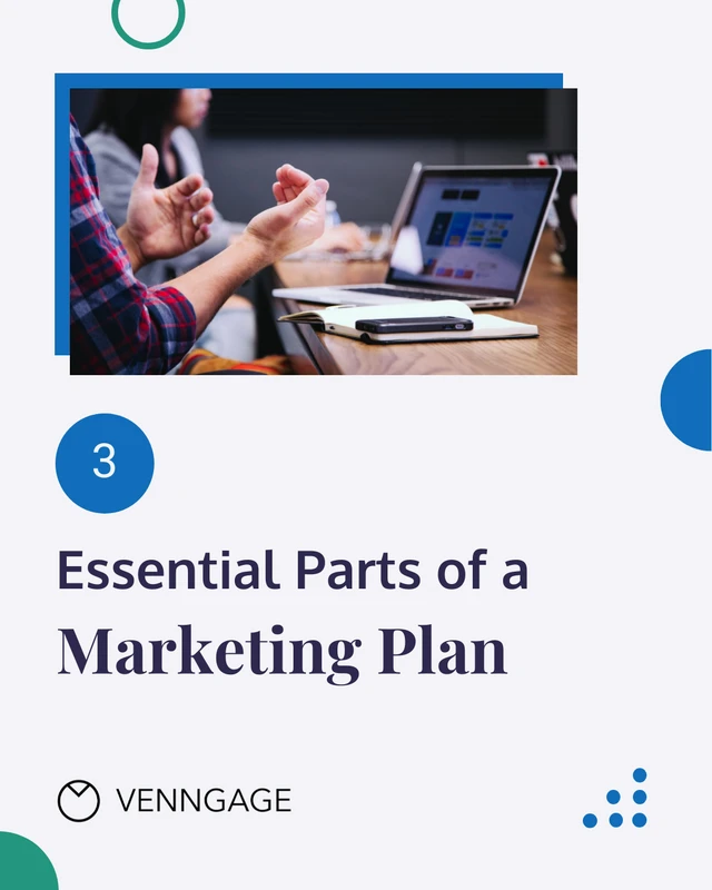 Muted Marketing Plan Instagram Carousel Post - Página 1