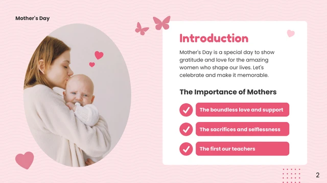 Pink Soft Minimalist Mother's Day Presentation - Seite 2