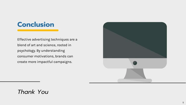 Simple Vector Advertising Presentation - Page 5