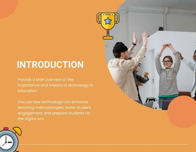 Orange Circle Group Project Education Presentation - Page 3