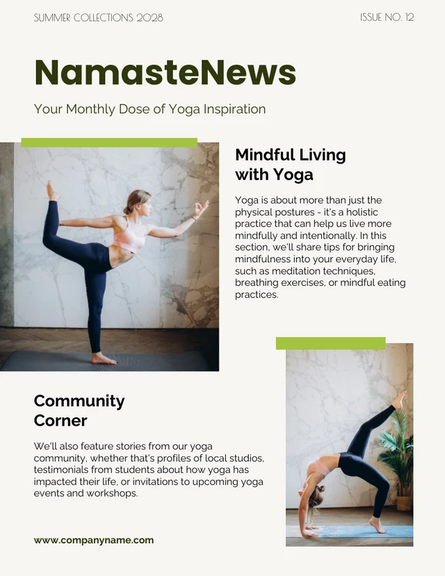 White Green And Clean Health Newsletter