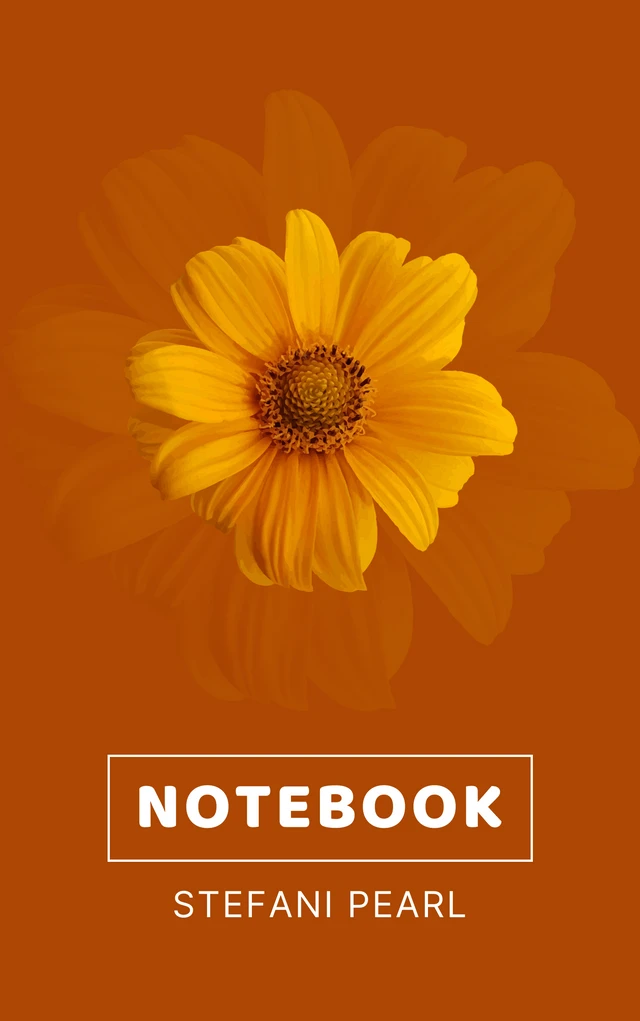 Brown Minimalist Notebook Book Cover Template