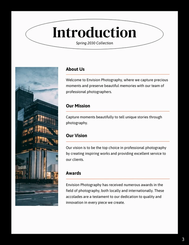 Photography Catalog Template - page 3