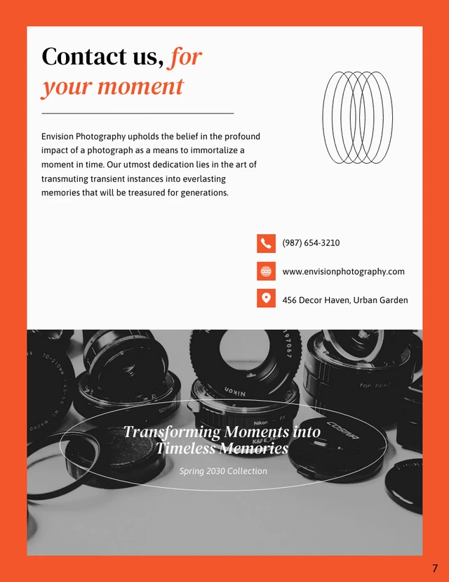 Photography Catalog Template - page 7