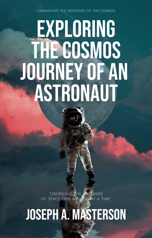 Modèle de couverture d'ebook d'astronaute photo