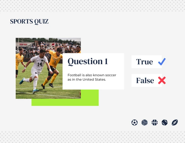 Grey Colorful Simple Sports Quizzes Presentation - Seite 2