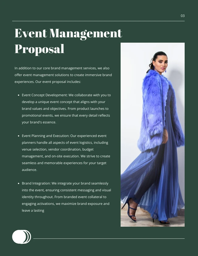 Green and light green industry fashion management proposal - Page 3