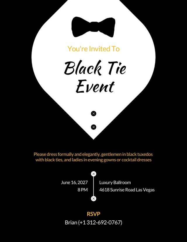 Black And Gold Simple Bridesmaid Invitation - Venngage