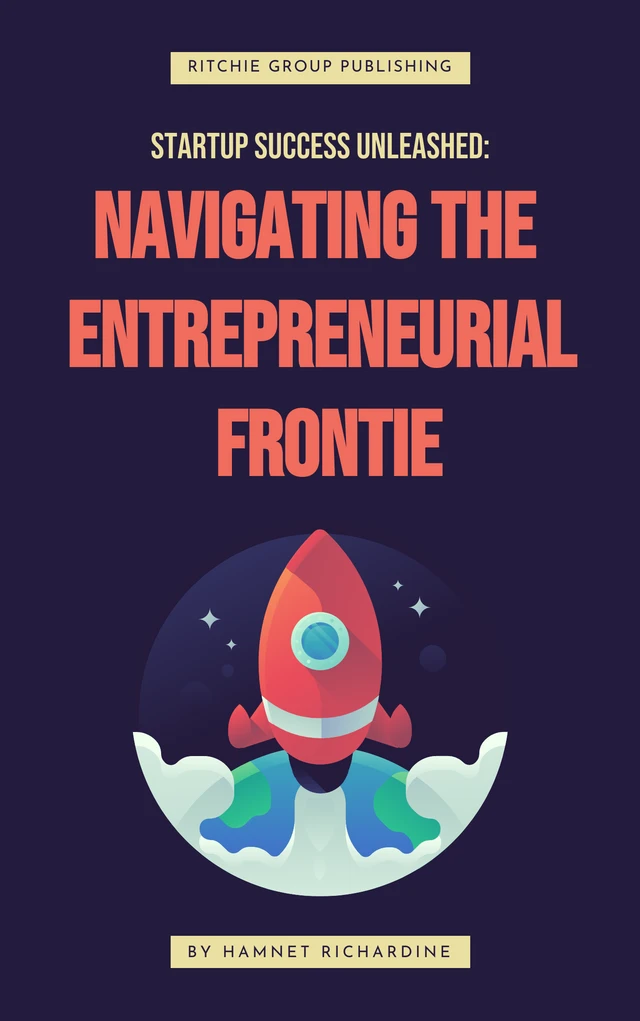 Modèle de couverture de livre de non-fiction sur le succès d'une startup moderne de la Marine