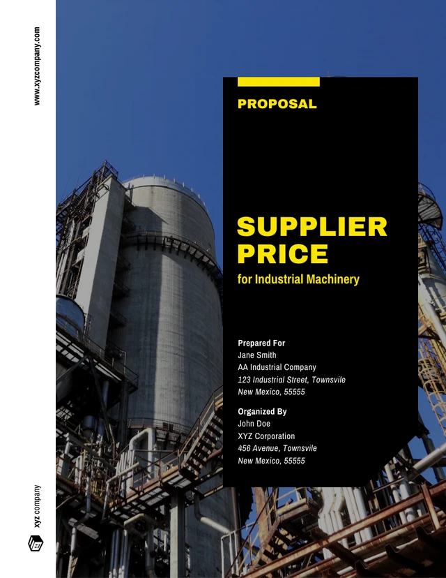 Supplier Price Proposals - Page 1