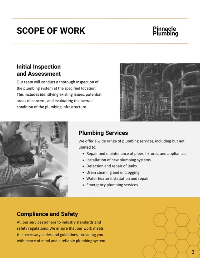 Plumbing Services Proposals - Page 3