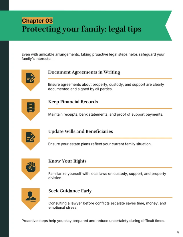 Simple Guide to Family Law Ebook Template - Page 4