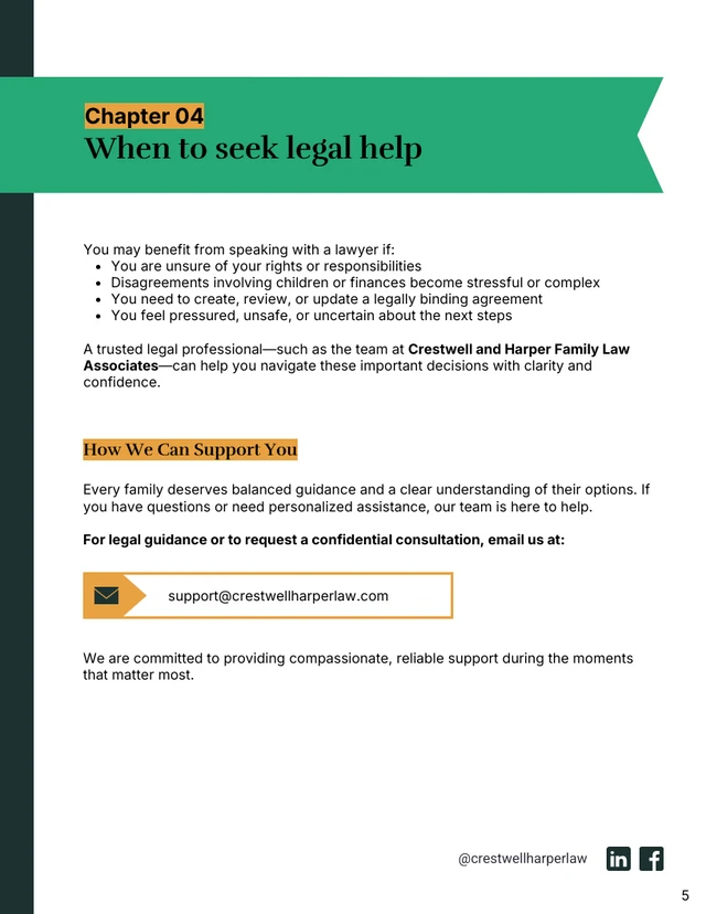 Simple Guide to Family Law Ebook Template - Page 5