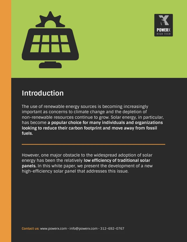Brown and Orange Technology White Paper Template - Page 3