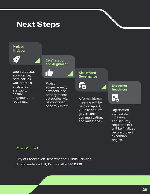 Government Records Digitization Proposal Template - Página 20