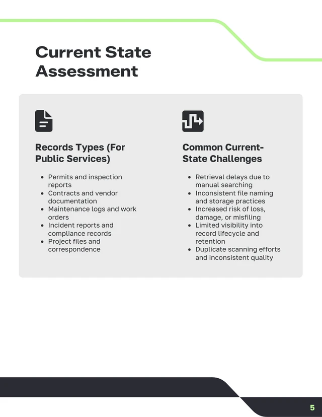Government Records Digitization Proposal Template - Página 5