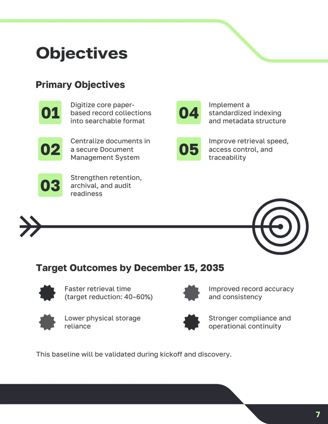 Government Records Digitization Proposal Template - Página 7