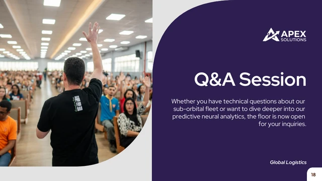 Global Logistics Business Presentation Template - page 18