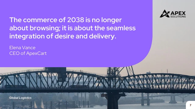 Global Logistics Business Presentation Template - page 7