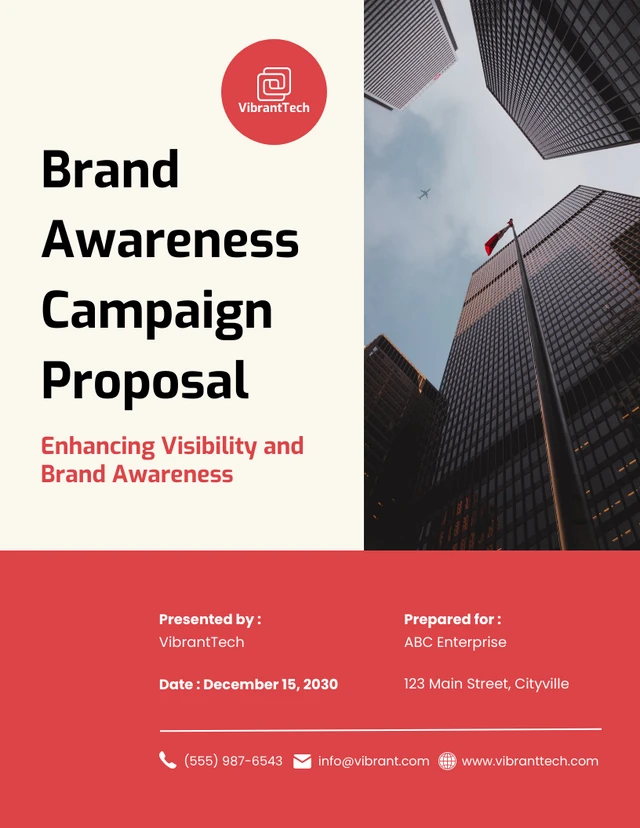 Brand Awareness Campaign Proposal - Page 1