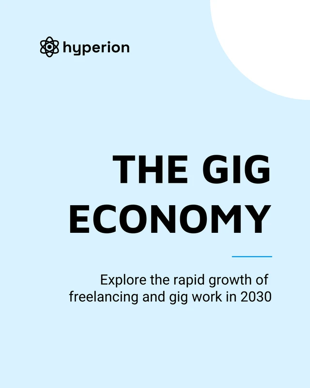 Gig Economy Social Media Carousel Template - Página 1