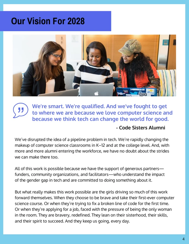Gradient Nonprofit Annual Report - Seite 4