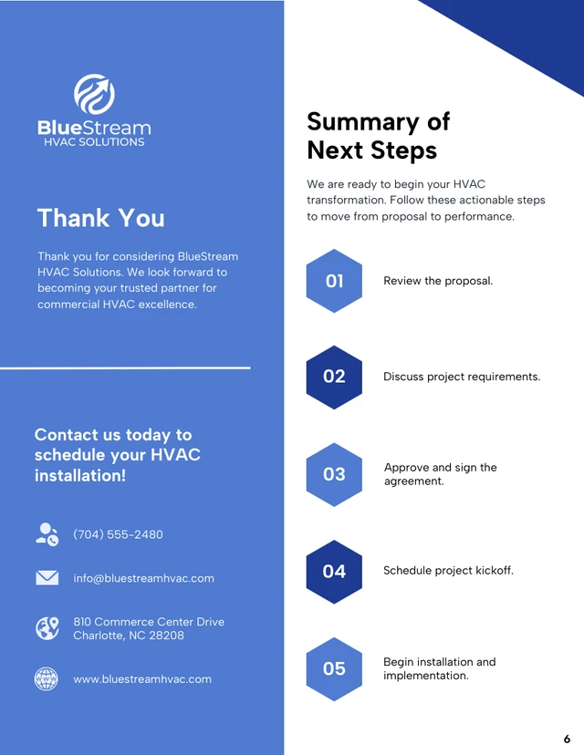 Commercial HVAC Proposal Template - صفحة 6