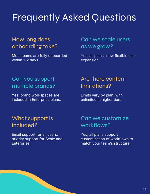 SaaS Subscription Service Catalog Template - صفحة 12